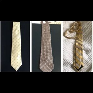 3 ties Nordstrom, Michael Kors, & Laurant Benon